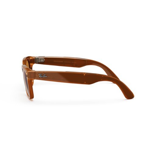 Ray-Ban Meta Wayfarer glasses with Meta AI, Audio, Photo, Video Compatibility - Polarized Brown Lenses - Shiny Caramel BUY IN AUSTRALIA