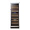 Lanbo - 24 Inch 143 Bottle Triple Zone Wine Cooler with Precision Temperature Controls and Double-Layer Glass Door - Black-Front_Standard