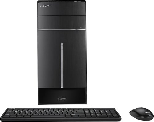  Acer - Aspire T Desktop - Intel Core i5 - 8GB Memory - 2TB Hard Drive - Black