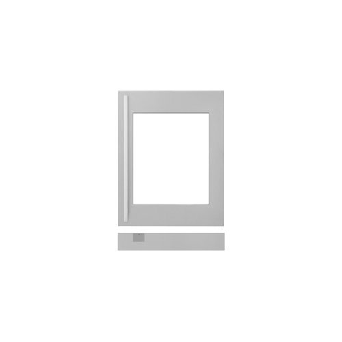 SKS - Transitional Panel Kit for Undercounter Wine Refrigerator 24-Inch - Satin Stainless Steel