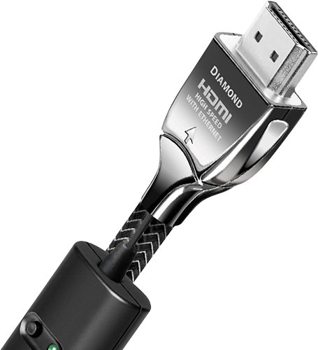  AudioQuest - Diamond 2' High-Speed HDMI Cable - Dark Gray/Black