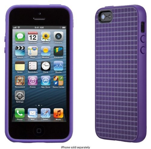  Speck - PixelSkin HD Case for Apple® iPhone® SE, 5s and 5 - Grape Purple