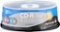 Dynex™ - 25-Pack 52x CD-R Disc Spindle - Multicolor-Front_Standard