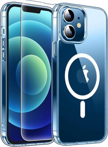 Entronix - iPhone 11 Compatible Bundle - Magnetic Case with Screen Protector - Clear-Front_Standard 