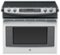 GE - 4.4 Cu. Ft. Self-Cleaning Drop-In Electric Range - Stainless steel-Front_Standard