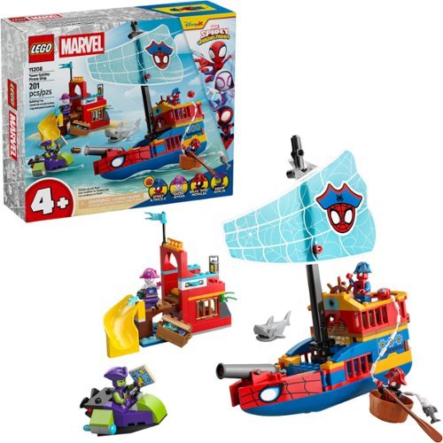 LEGO - Marvel Spidey And His Amazing Friends Team Spidey Pirate Ship 11208