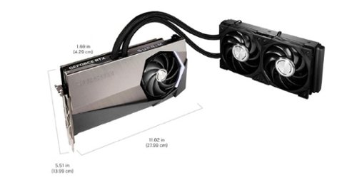 MSI NVIDIA GeForce RTX 4090 SUPRIM LIQUID X 24G 24GB DDR6X PCI Express 4.0 Graphics Card - Silver BUY IN SINGAPORE