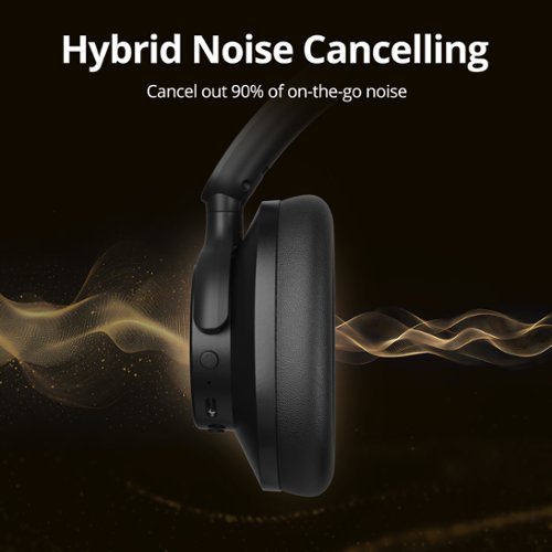 Tronsmart Q20S Hybrid Active Noise Cancelling Headphones, Comfort Wireless Over-Ear Headsets, 60H Playtime, Hi-Res Audio Deep Bass - Black WHERE TO BUY