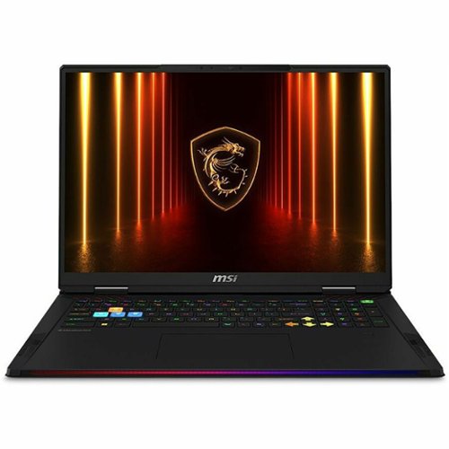 MSI - 18" Gaming Laptop 3840 x 2400 () - Intel Core Ultra 9 285HX with 64GB Memory - GeForce RTX 5090 - 2 TB SSD - Core Black, Black