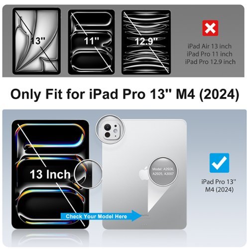Sodi [2+2 Pack] Ultra HD Screen Protector for iPad Pro 2024 + Lens Protector, [Anti-Scratch] [Case Friendly] Tempered Glass - Clear SHOP ONLINE