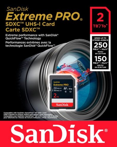 SanDisk Extreme PRO 2TB SDXC UHS-I Memory Card WORLDWIDE DELIVERY