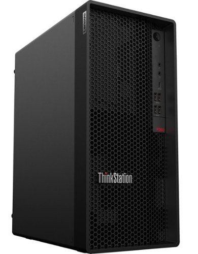 Lenovo - Refurbished Excellent - Upgraded - P360 Desktop (i7-12700, 16GB, 512GB SSD, Intel UHD 770, WiFi 6E, Bluetooth 5.1, Win 11 Pro) - Black-Front_Standard 