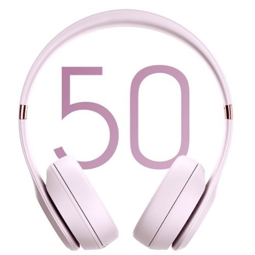 Beats Solo 4 Bluetooth Wireless On Ear Cloud Pink Headphones with