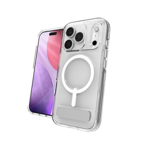 ZAGG Crystal Palace Snap MagSafe Compatible Case w/ Kickstand for Apple iPhone 17 Pro - Clear BUY IN AUSTRALIA