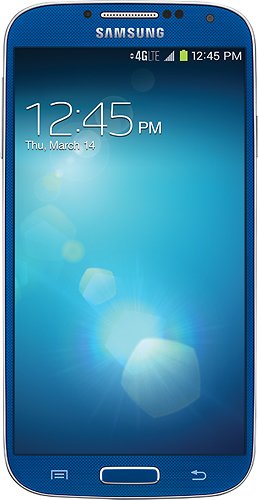  Samsung - Galaxy S 4 Cell Phone - Blue Arctic