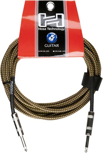  HOSA - Tweed 18' Guitar Cable - Tweed