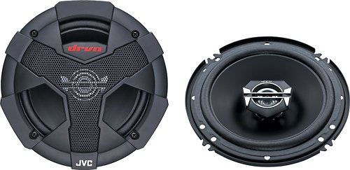  JVC - 6-1/2&quot; 2-Way Car Speakers with Carbon Mica Cones (Pair) - Black
