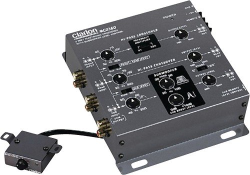 Clarion - 3-Way Electronic Crossover - Gray-Front_Standard 