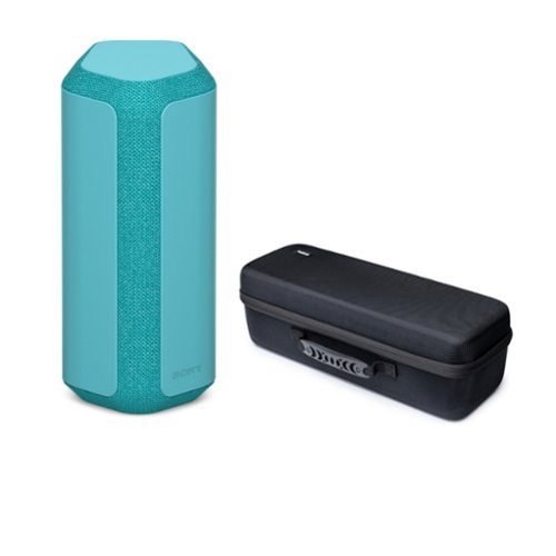 Sony - SRS-XE300 X-Series Wireless Portable Bluetooth Speaker with Case - Blue-Front_Standard 