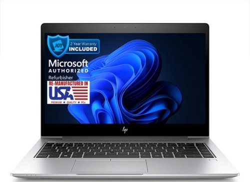 HP - 840 G6 14" Refurbished 1920x1080 FHD - Intel 8th Gen Core i7-8665U - Intel UHD Graphics 620 with 32GB and 1TB - SSD - Silver-Front_Standard 