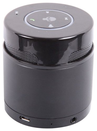 Tosa - Cylinder Bluetooth Speaker - Black
