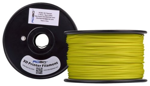  ROBO 3D - 1.75mm PLA Filament 2.2 lbs. - Thunderglow Yellow