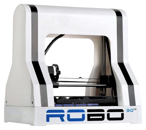  RoBo 3D - R1 ABS and PLA 3D Printer - Black/White