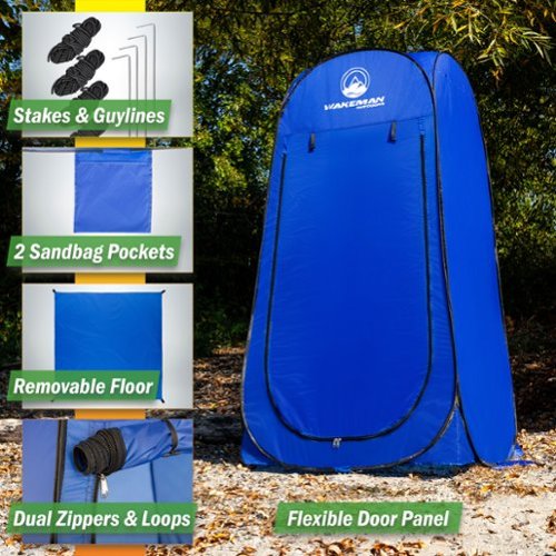 Wakeman Outdoors Kid Size Pop Up Changing Tent 3 x 3 x 5.2ft Mini
