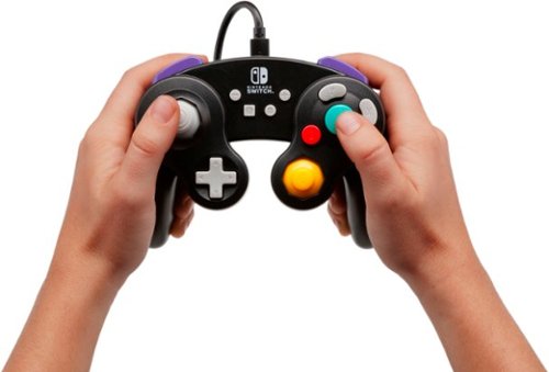 PowerA GameCube Style Wired Controller for Nintendo Switch - Wired: Black BUY ONLINE