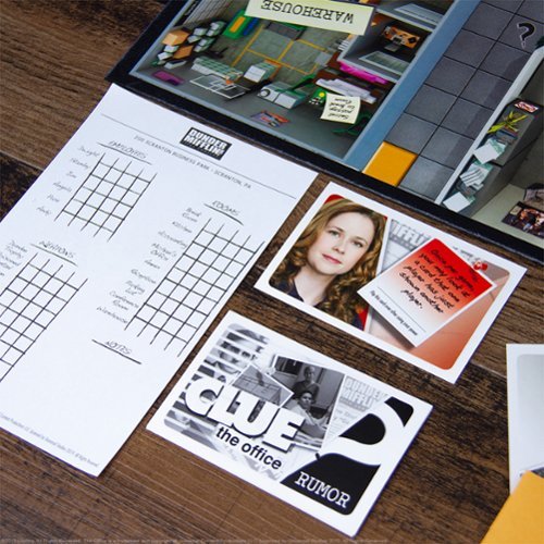 USAoploy CLUE: The Office - Dunder Mifflin Collectible Mystery Board Game, Ages 9+, 2-6 Players WHERE TO BUY