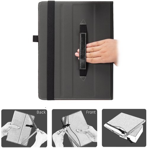 SaharaCase Business Series Folio Case for Samsung Galaxy Tab S8+ and Tab S7 FE - Black SHOP ONLINE