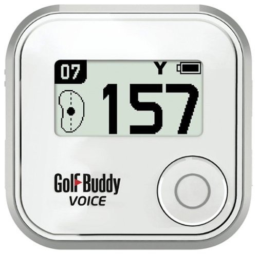 Golfbuddy - Voice GPS Rangefinder - White/Silver-Front_Standard 