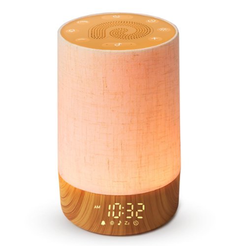 Dazzed Corner - Sunrise Alarm Clock, White Noise, Wake Up Light - Wood-Front_Standard 