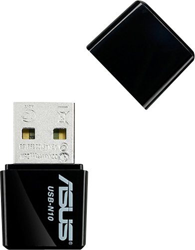  ASUS - Wireless-N USB 2.0 Adapter - Black