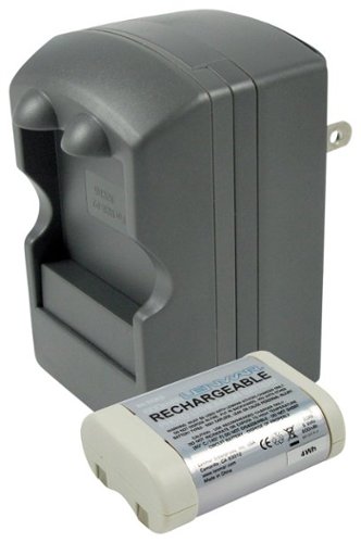 Lenmar - Charger with Lithium-Ion Battery - Silver-Front_Standard 