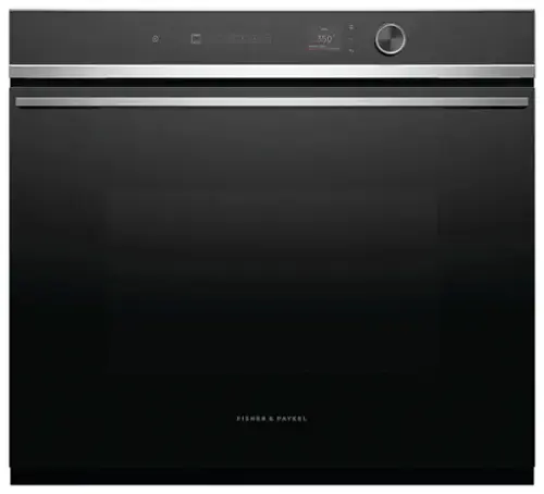 Front. Fisher & Paykel - 30-in Built-In Single Electric Convection Wall Oven - Stainless Steel.