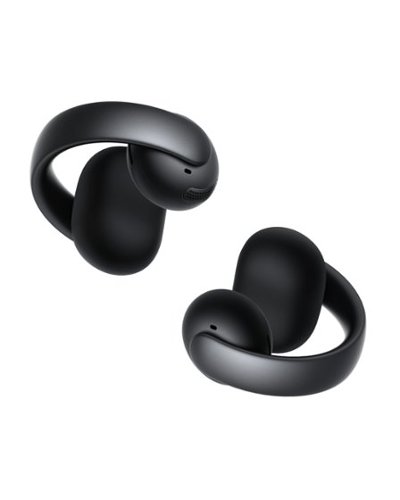 Soundcore - by Anker AeroClip Open-Ear Clip-On Earbud Headphones - Black-Front_Standard 