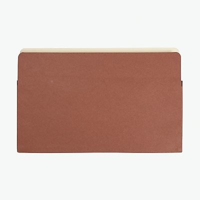 Pendaflex - 30% Recycled Reinforced File Pocket, 3 1/2" Expansion, Legal Size, 25/Box (1526EOX) - Brown