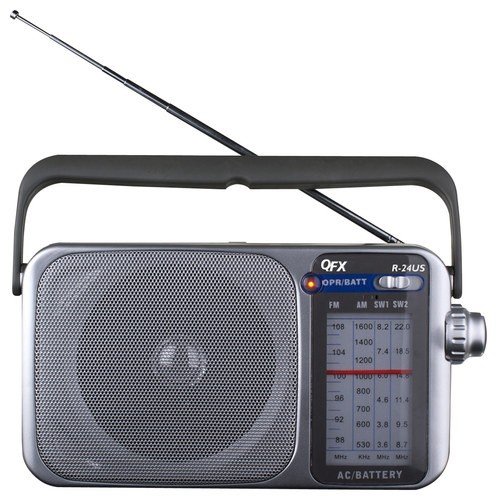  Quantum FX - QFX AM/FM/SW1-SW2 Radio - Silver
