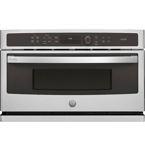 "GE Profile - Advantium 30"" Built-In Single Electric Wall Oven - Stainless Steel"