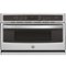 GE Profile - Advantium 30" Built-In Single Electric Wall Oven with Microwave - Stainless steel-Front_Standard
