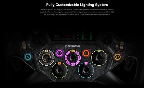 Moza Racing KS Pro Sim Racing Steering Wheel for Windows - Black SHOP ONLINE