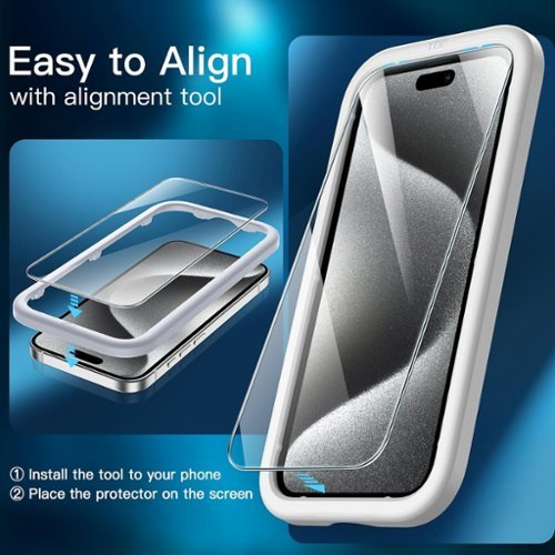 SaharaCase ZeroDamage Ultra Strong Tempered Glass Screen Protector for Apple iPhone 13 Pro Max and iPhone 14 Plus (2-Pack) - Clear WORLDWIDE DELIVERY