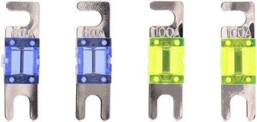 Metra - 60- and 100-amp AFS Fuse - (4-Pack) - Gray