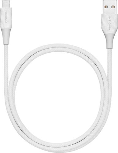 Insignia™ 4' Lightning to USB Braided Charge-and-Sync Cable (2 Pack) - Moon Gray BUY IN DUBAI