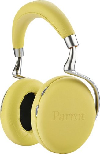 Parrot - Zik 2.0 Over-the-Ear Wireless Bluetooth Headphones - Yellow-Front_Standard 