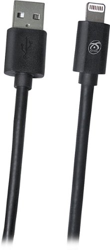  Symtek - TekPower 10' Extended USB Charge/Sync Cable with Apple Lightning Connector - Black