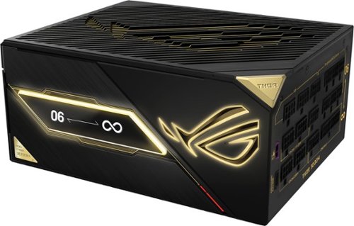 ASUS - ROG Thor 3000W 80 Plus Titanium Fully Modular ATX 3.1 PCIe 5.1 Power Supply with Dual-Voltage Adaptive Design - 20th Edition
