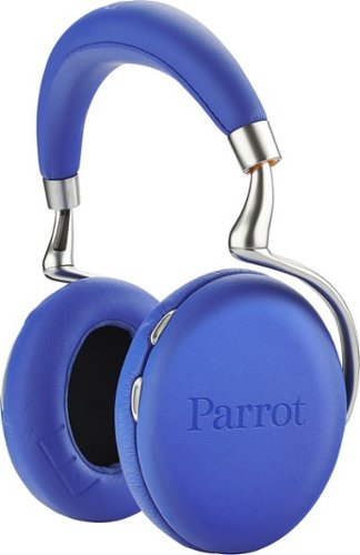 Parrot - Zik 2.0 Wireless Over-the-Ear Headphones - Blue-Front_Standard 