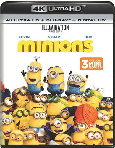  Minions [Includes Digital Copy] [Blu-ray] [2 Discs] [4K Ultra HD Blu-ray] [2015]